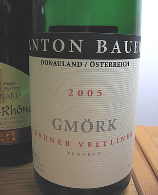 Label from Gmörk wine