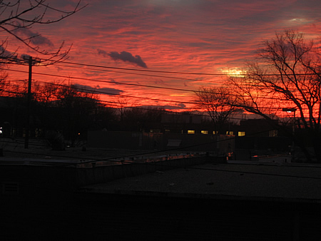 Sunset in Washington, DC: January 16, 2007
