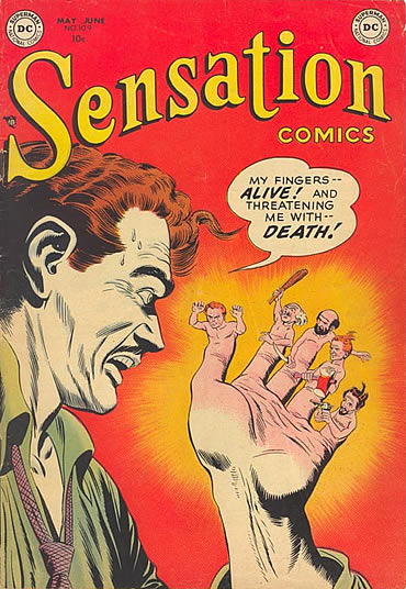 Sensation Comics cover - May/June 1952