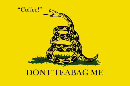 Updated Gadsden flag - Dont Teabag Me