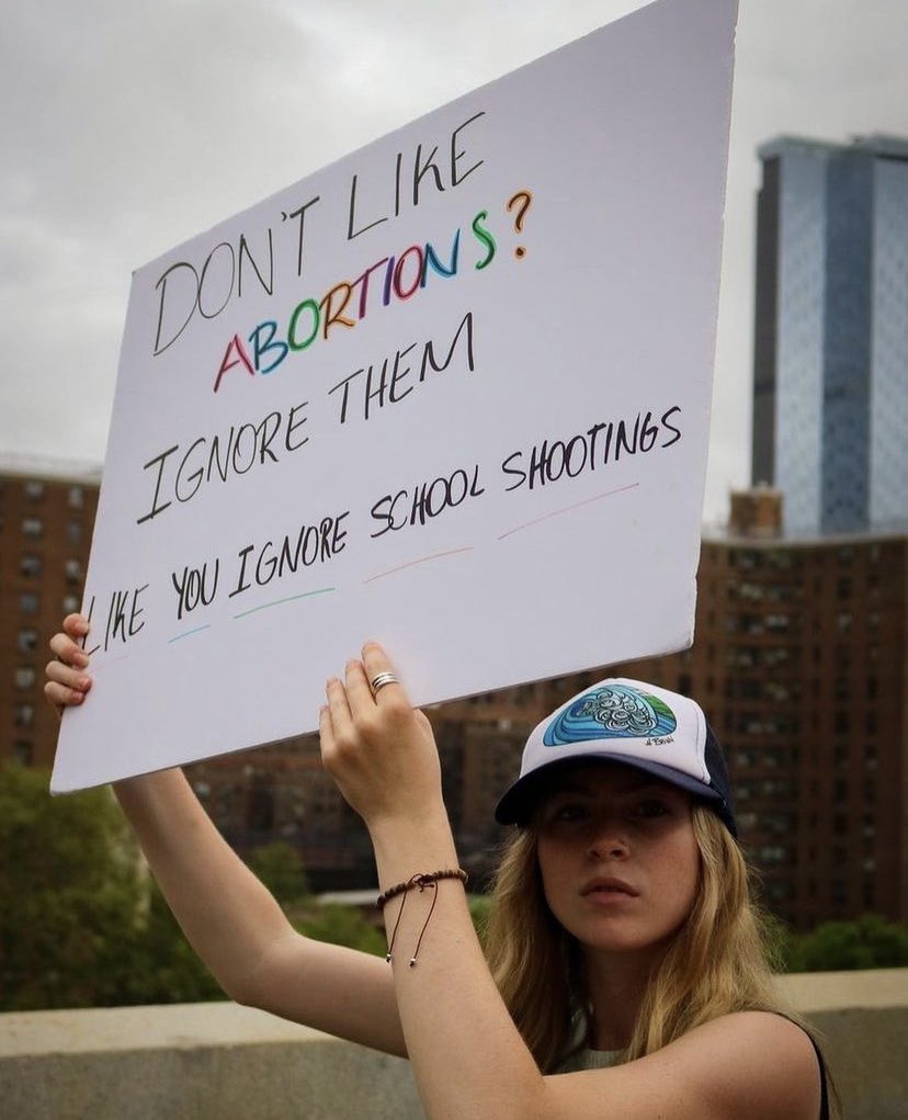Ignore abortions like you ignore school shootings